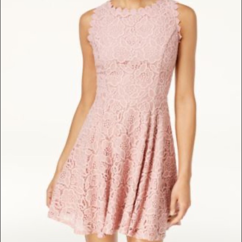 City Studio/Lace Pink Dress